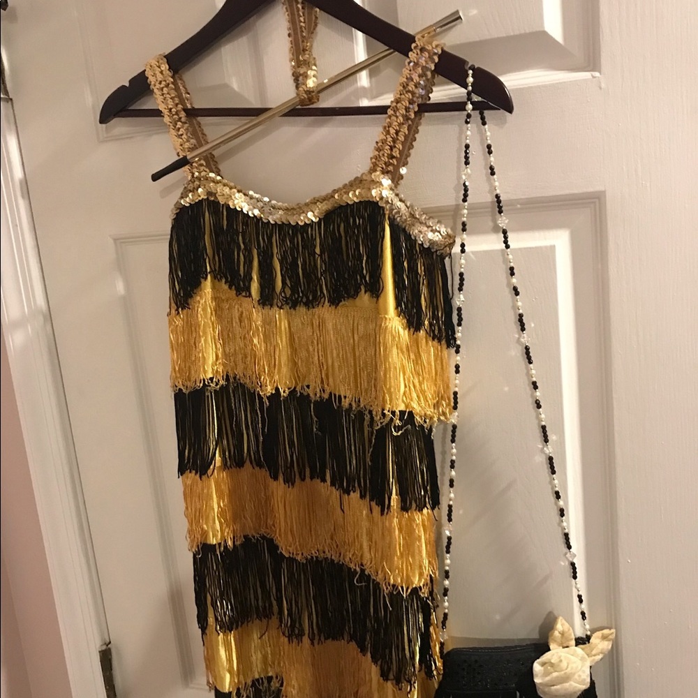 Jazz Time Honey / Flapper Costume (Size: L) View 2